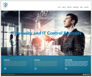 Security and IT Control business needs a new webdesign | Wordpress Design by -Marc-