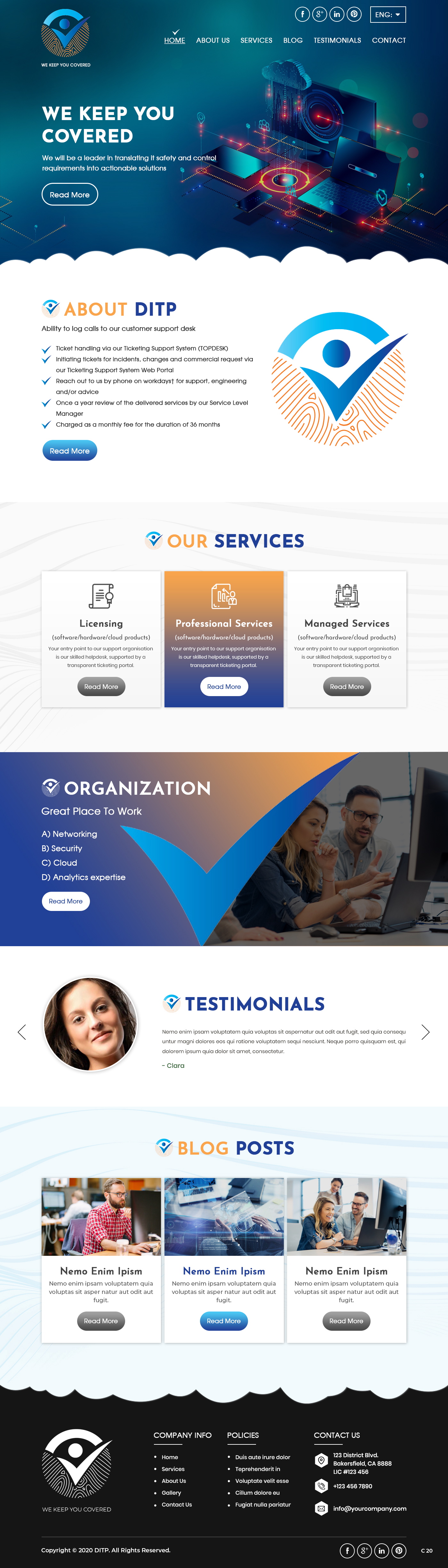Wordpress Design by pb for DITP Beheer & Exploitatie BV | Design #24633114