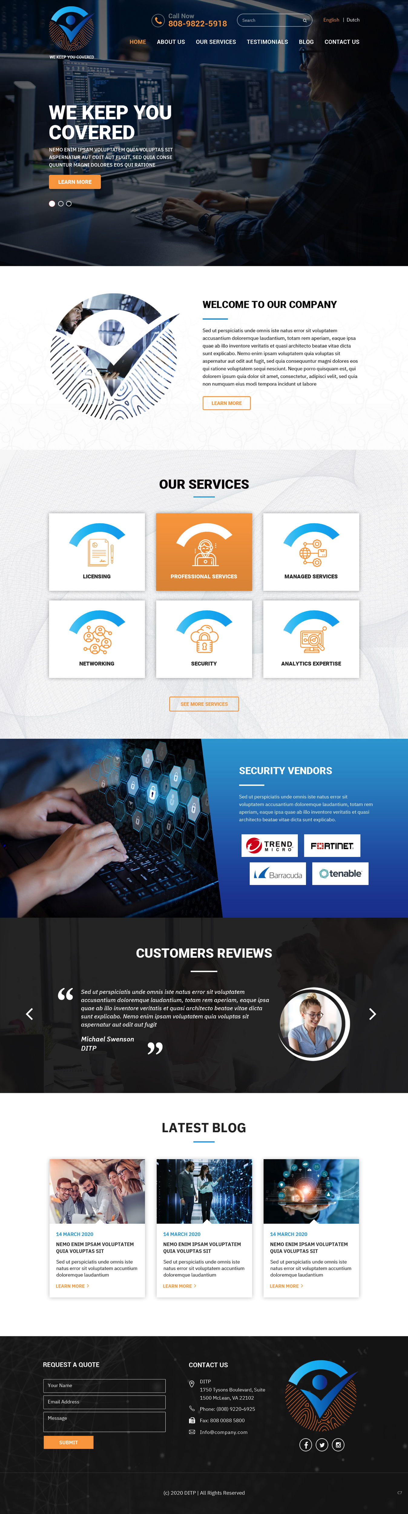 Wordpress Design by pb for DITP Beheer & Exploitatie BV | Design #24633116