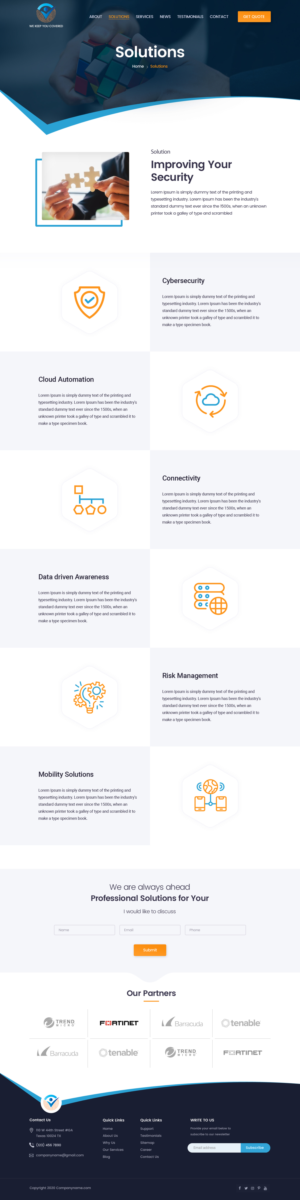 Wordpress Design by Shijo John for DITP Beheer & Exploitatie BV | Design: #24672905