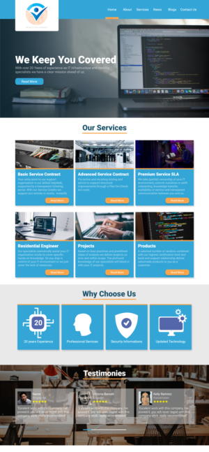 Wordpress Design by farhanma for DITP Beheer & Exploitatie BV | Design: #24658786