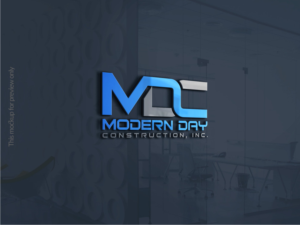 MDC / Modern Day Construction, Inc. | Logo Design by Atvento Graphics