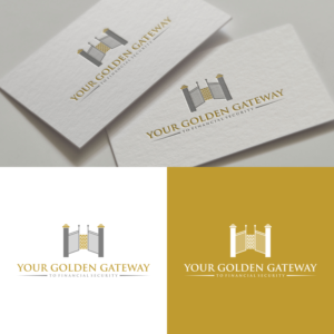 Your Golden Gateway to Financial Security | Logo Design by tejo