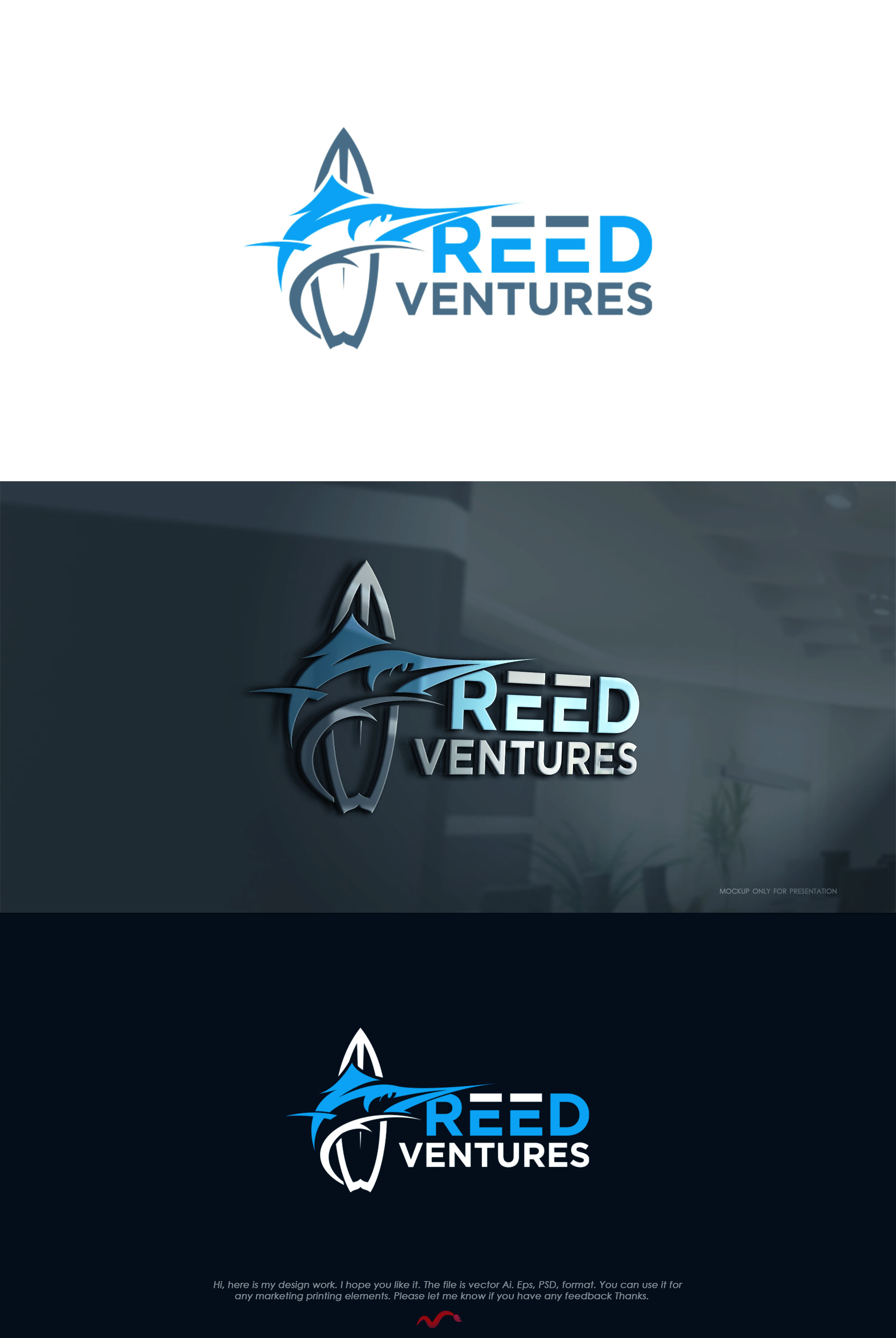 Logo-Design von Mono.co für Reed Ventures | Design #24632869