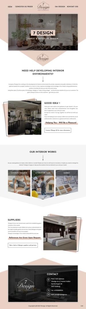 Web-Design von pb für NOTE NORWEGIAN TEACHING AS | Design: #24633088