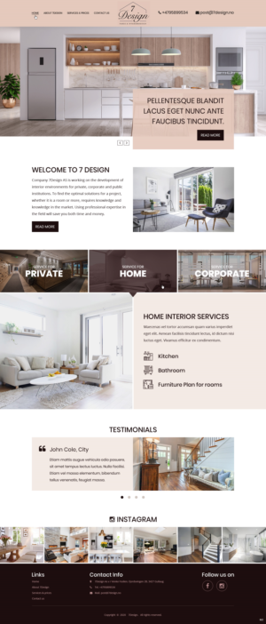 Web Design by pb for NOTE NORWEGIAN TEACHING AS | Design: #24633098