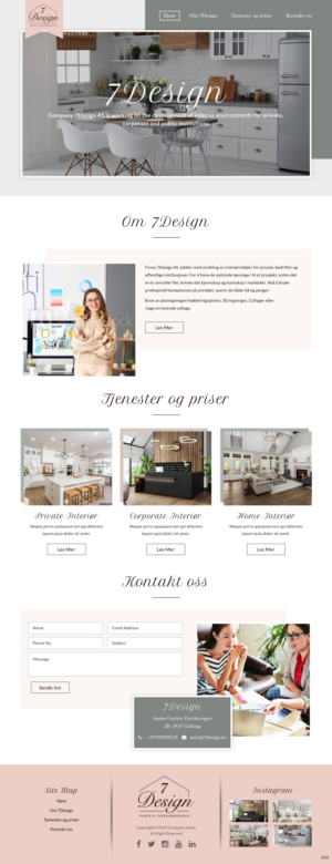 Web Design by pb for NOTE NORWEGIAN TEACHING AS | Design: #24633987