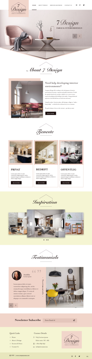 Web Design by pb for NOTE NORWEGIAN TEACHING AS | Design: #24665366