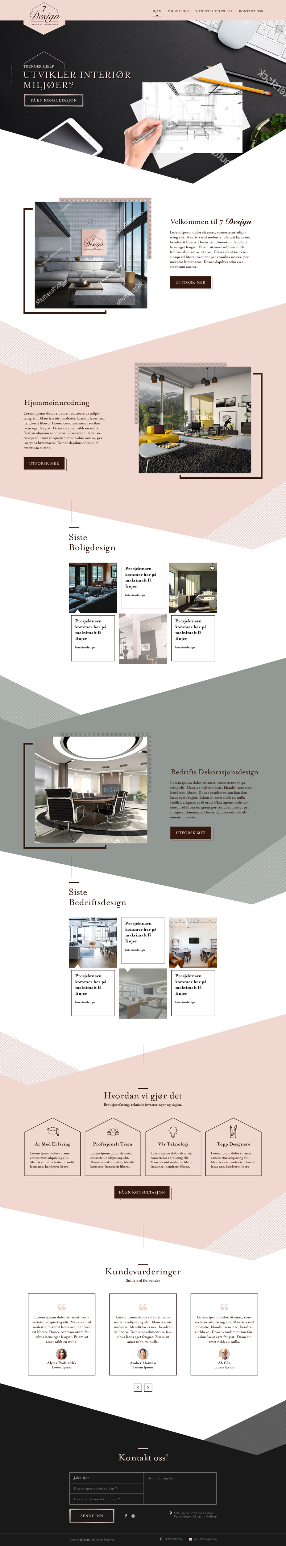 Web Design by sakshiinfoway for NOTE NORWEGIAN TEACHING AS | Design #24639535