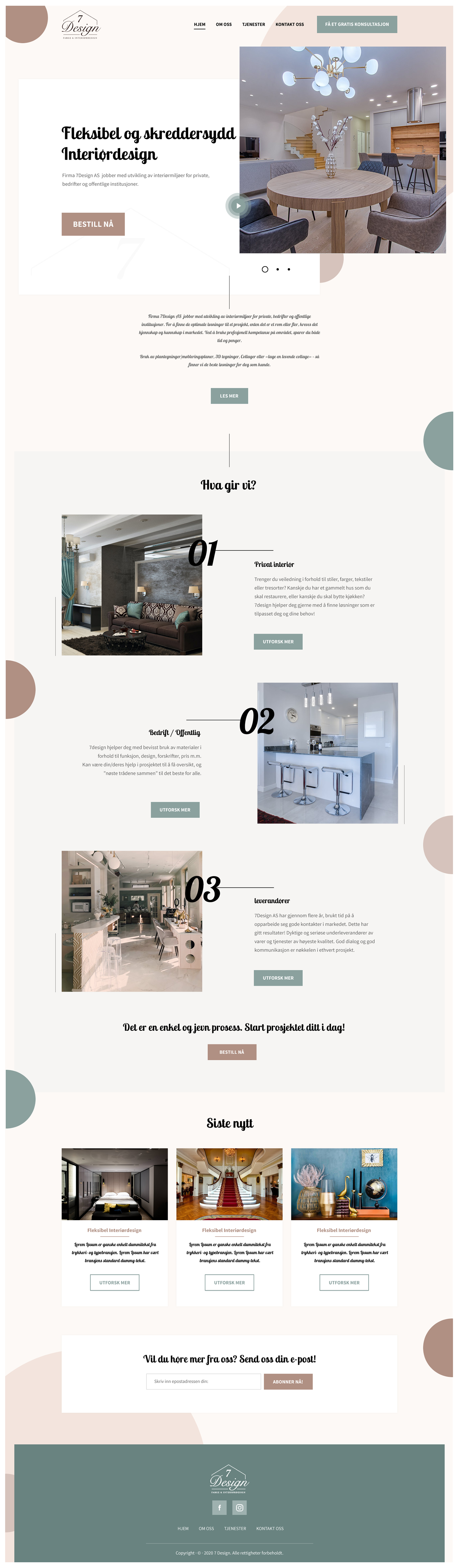 Web Design by rightway for NOTE NORWEGIAN TEACHING AS | Design #24633684