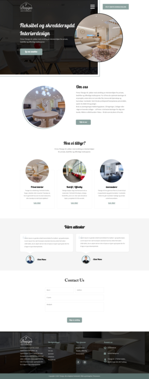 Web-Design von rightway für NOTE NORWEGIAN TEACHING AS | Design: #24633700