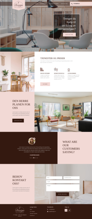 Web-Design von rightway für NOTE NORWEGIAN TEACHING AS | Design: #24633718