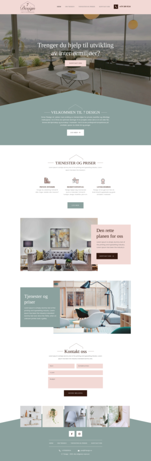 Web-Design von rightway für NOTE NORWEGIAN TEACHING AS | Design: #24660285