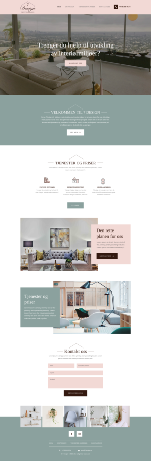 Web-Design von rightway für NOTE NORWEGIAN TEACHING AS | Design: #24660287