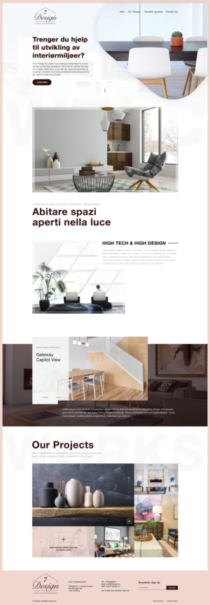 Web-Design von Ayesha Khan für NOTE NORWEGIAN TEACHING AS | Design #24634746