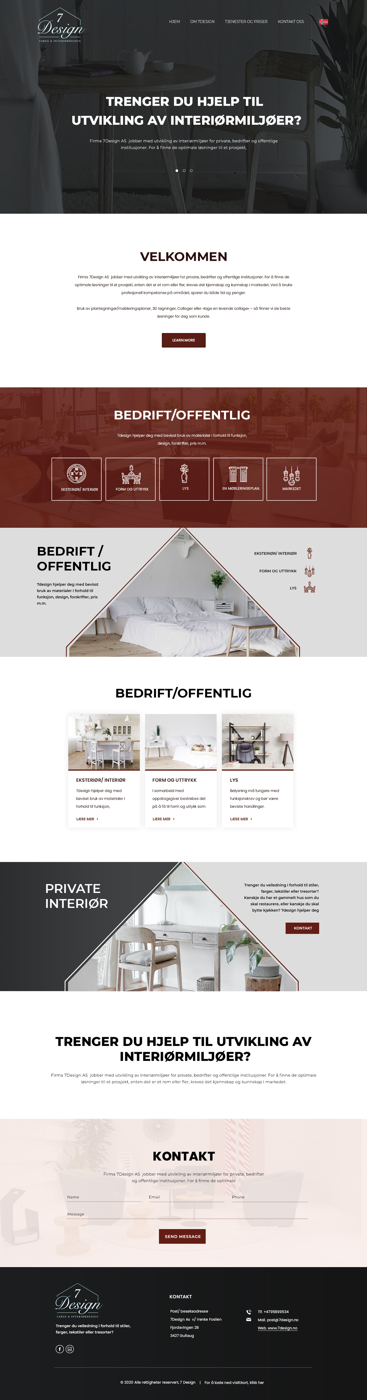 Web Design by ag622988 for NOTE NORWEGIAN TEACHING AS | Design #24726748