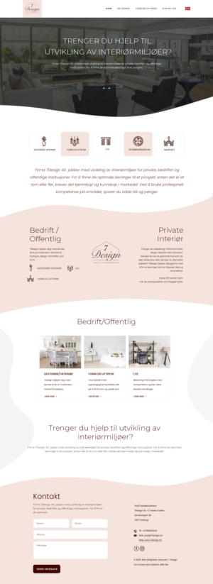 7Design website scandinavian interior design | Web Design par ag622988