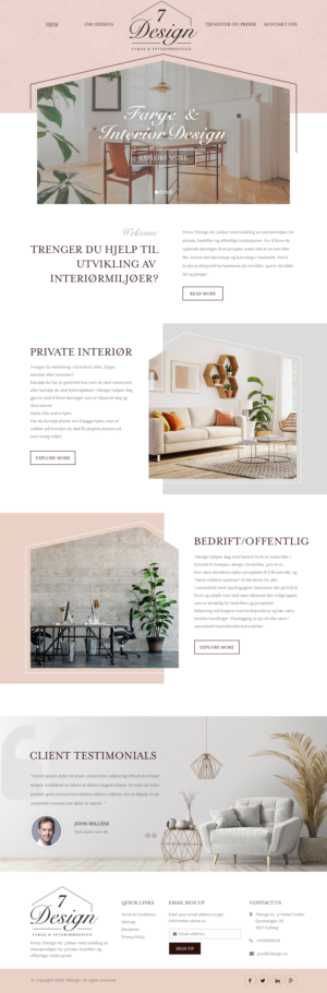 Web-Design von Starlyn DS für NOTE NORWEGIAN TEACHING AS | Design #24689233