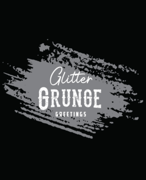Glitter Grunge Greetings | Logo Design by ZJ Design