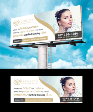Skin and Stem  med spa needs an awesome eye catching billboard ad  | Billboard Design by OwnDesign