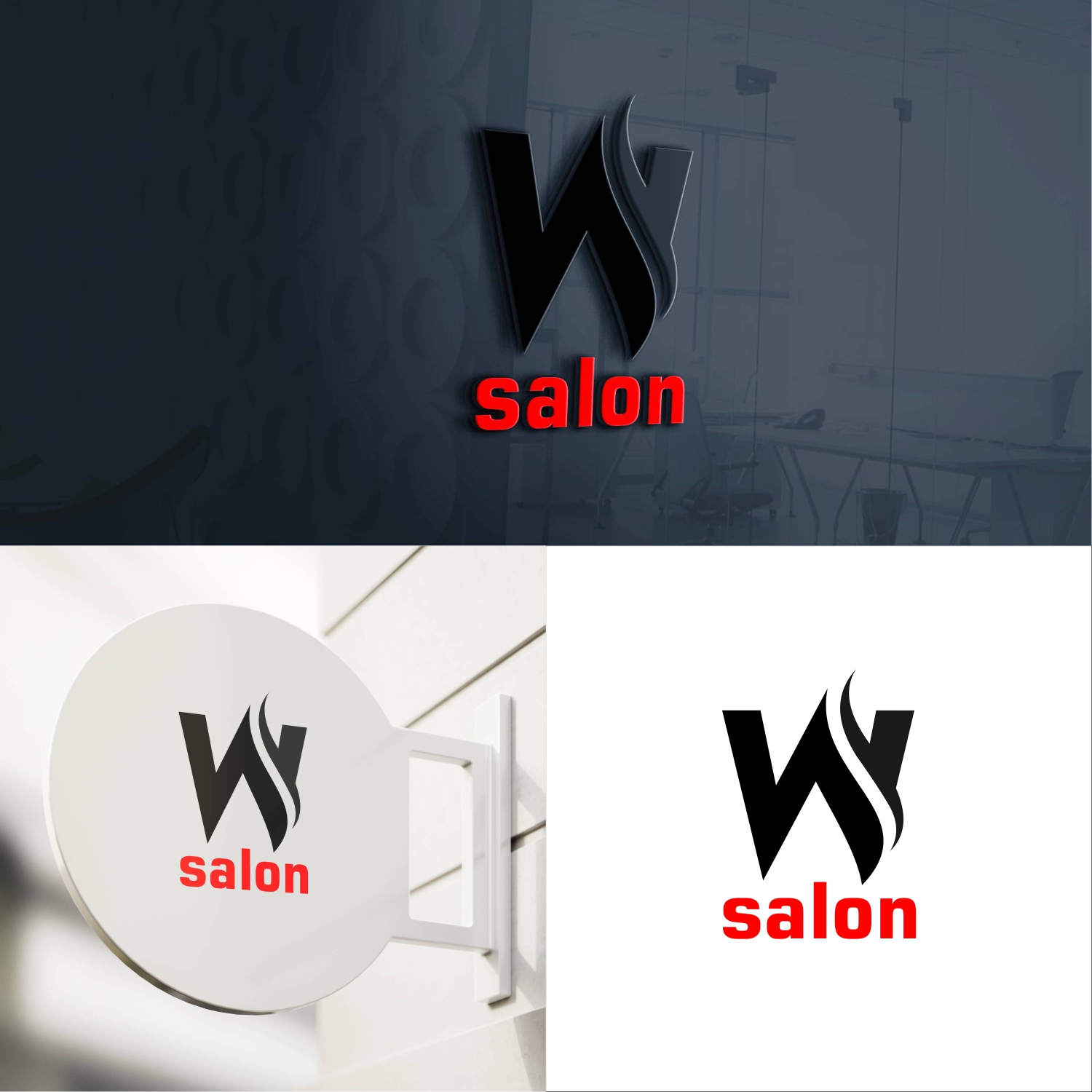 Schilder-Design von Manesh Nair für W Salon | Design #24664426