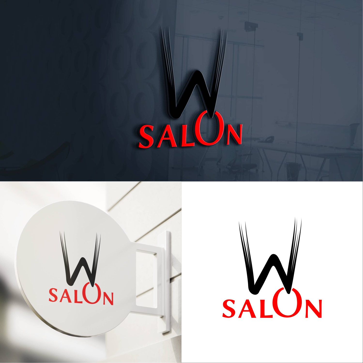 Schilder-Design von Manesh Nair für W Salon | Design #24664427