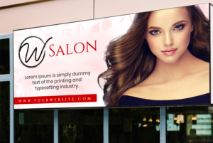 Signage Design by SAI DESIGNS for W Salon | Design #24658439