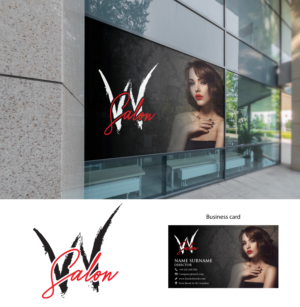 Signage Design by u2square for W Salon | Design #24693774