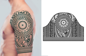 Polynesian Shoulder Tattoo | Design de Tatouage par NILDesigns