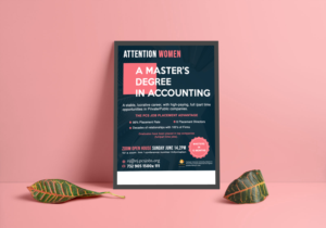 Women Masters Accounting Program  | Flyer-Design von M 8