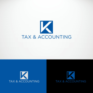 KV TAX & ACCOUNTING | Logo Design by B8