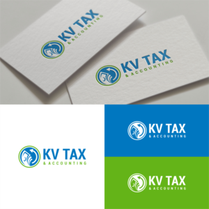 KV TAX & ACCOUNTING | Logo Design by tejo