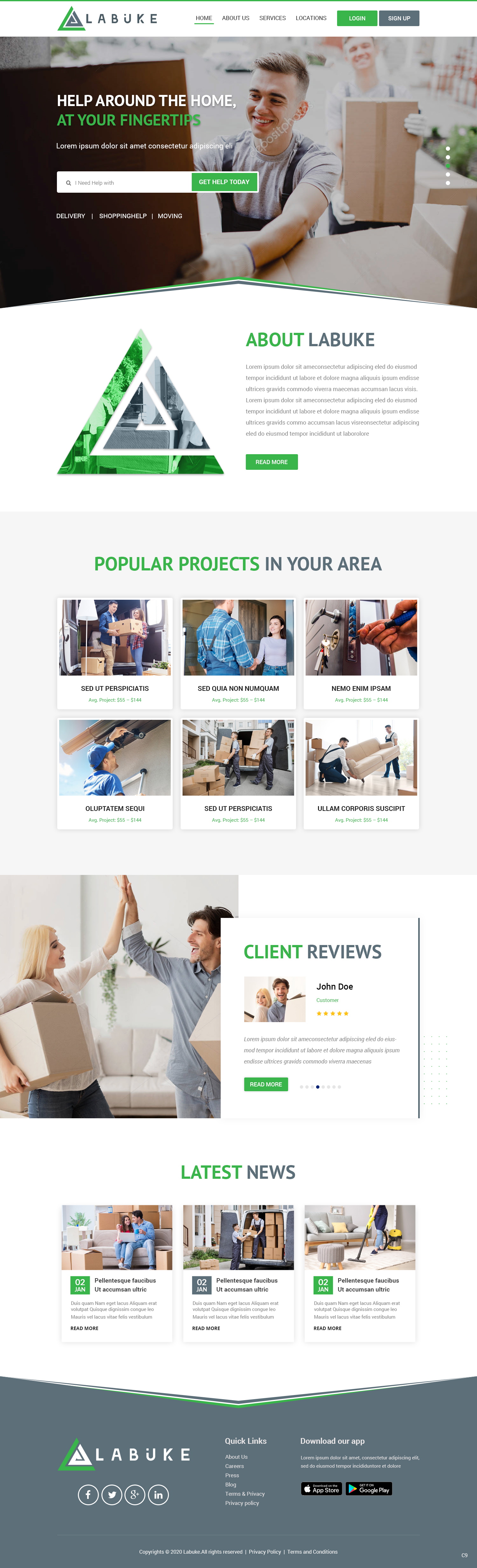 Web Design by pb for Labuke | Design #24642478