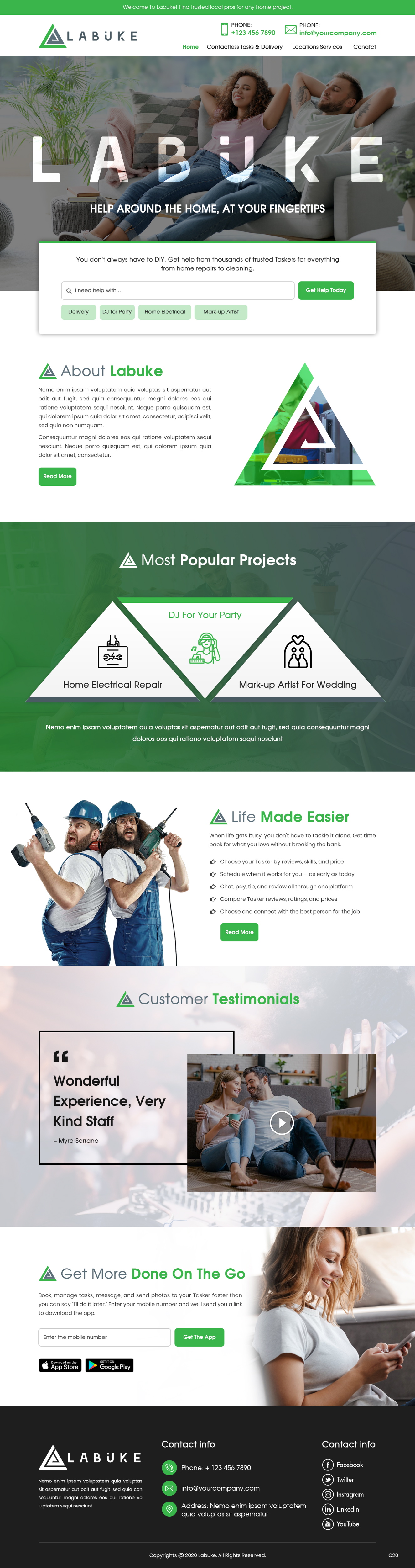Diseño Web por pb para Labuke | Diseño #24642480