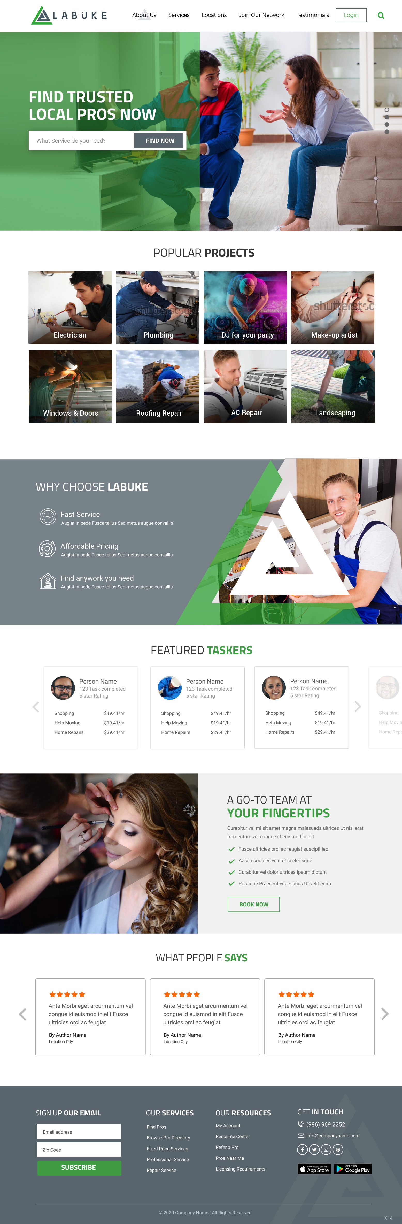Diseño Web por pb para Labuke | Diseño #24642483