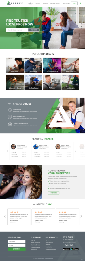 Diseño Web por pb para Labuke | Diseño: #24642483