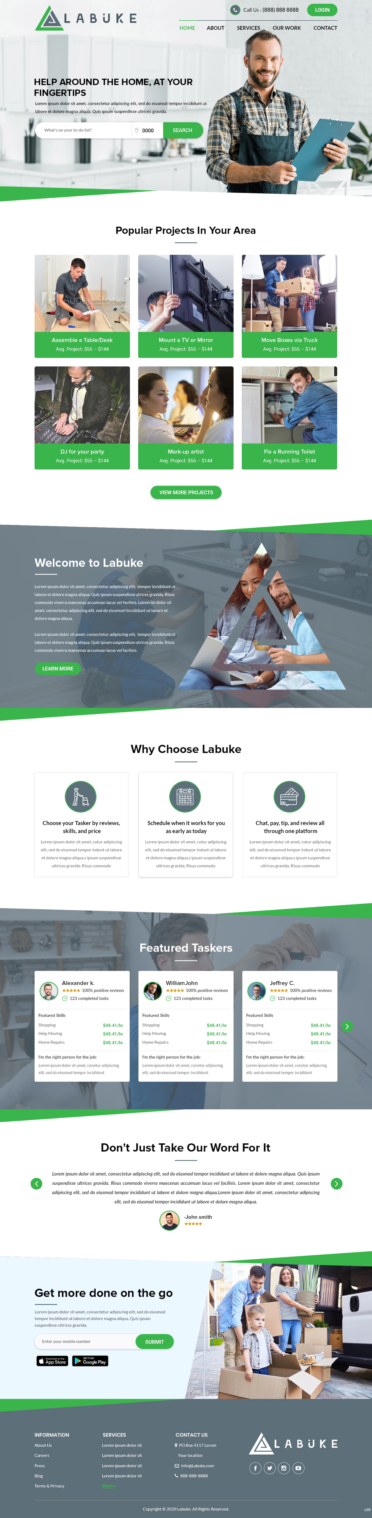 Diseño Web por pb para Labuke | Diseño: #24642486