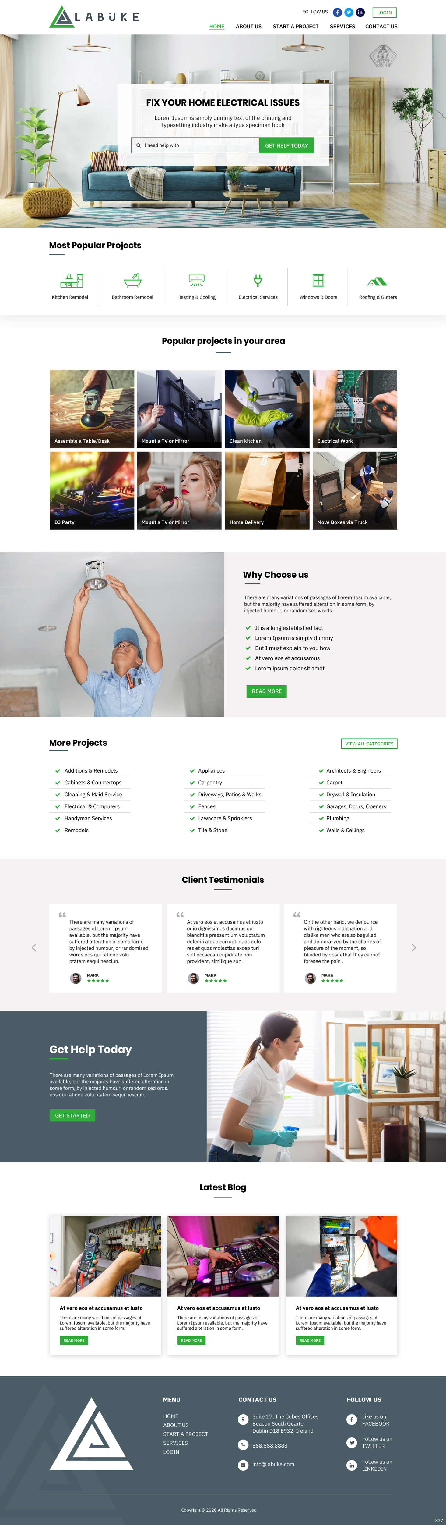 Web Design by pb for Labuke | Design #24642495