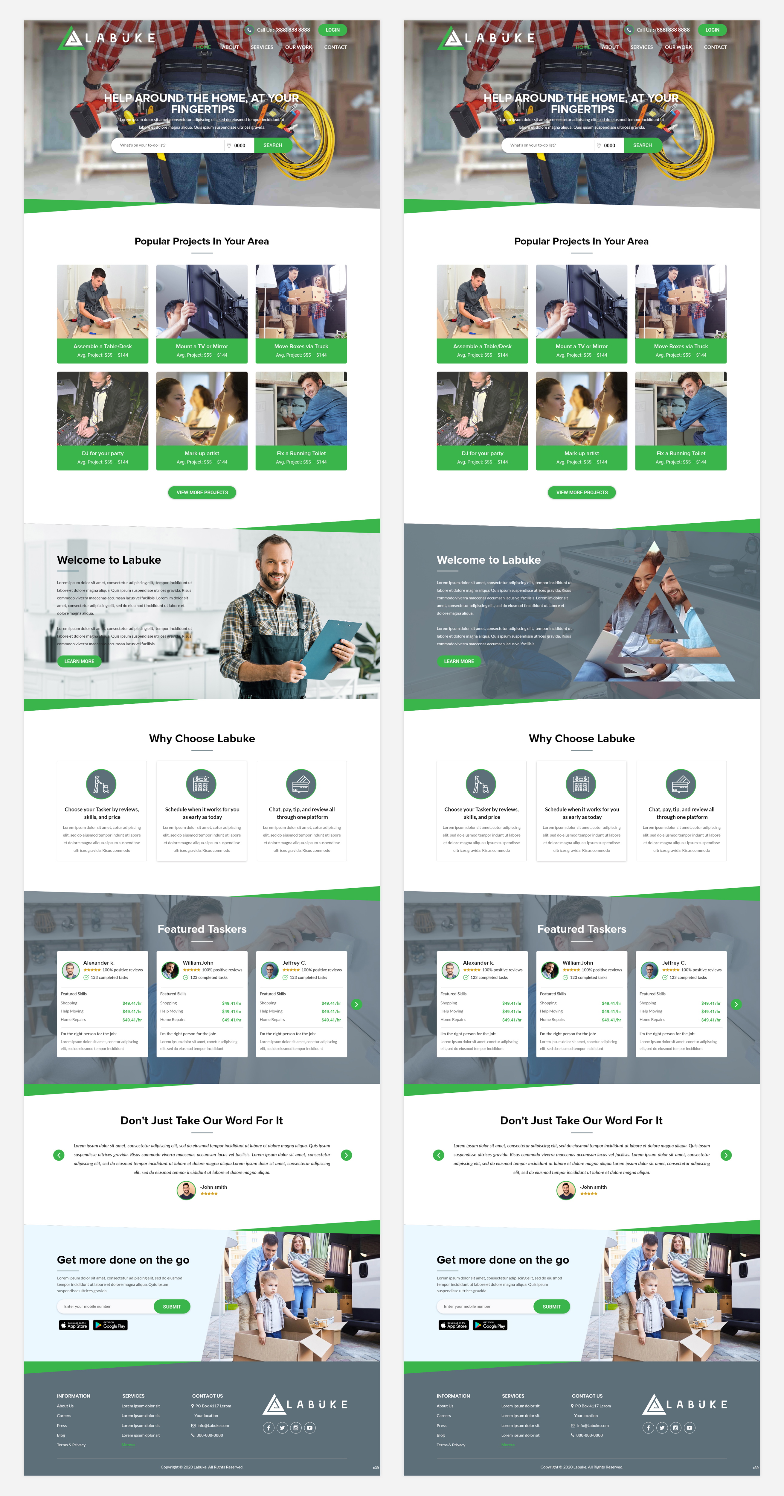 Web Design par pb pour Labuke | Design #24654737