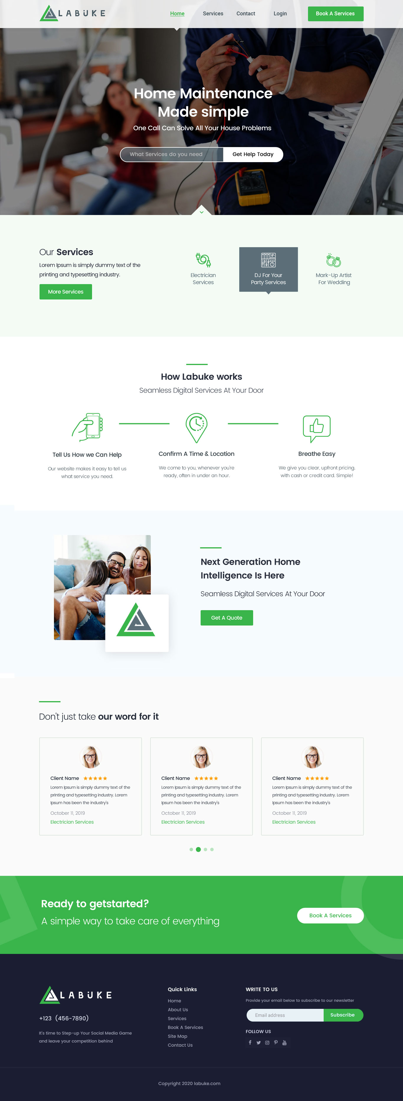 Diseño Web por Shijo John para Labuke | Diseño #24643031