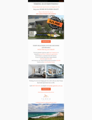 Email Marketing Design by Kristina Andonoff
