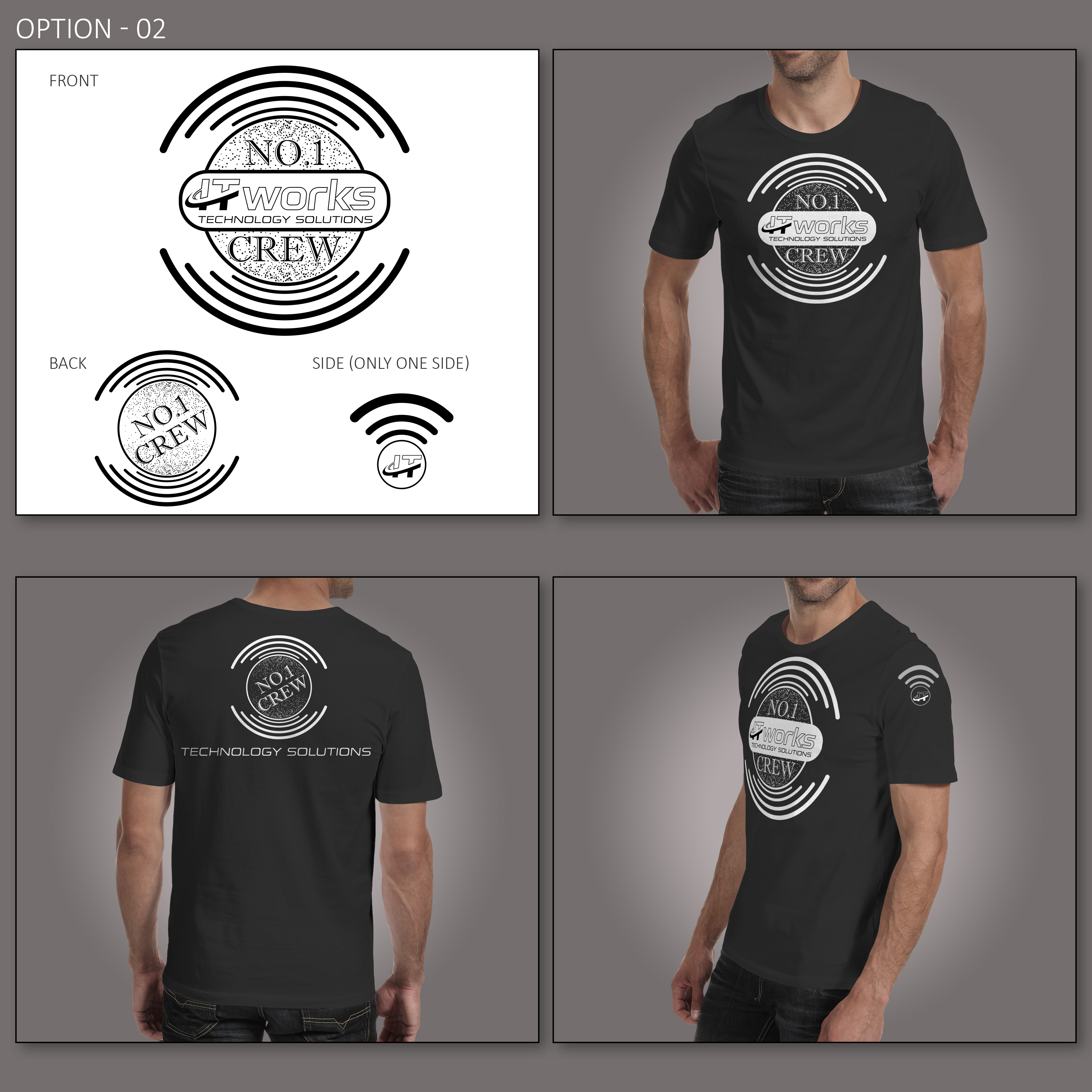 T-shirt Design by kulvinder2779 for IT Works | Design #24639808