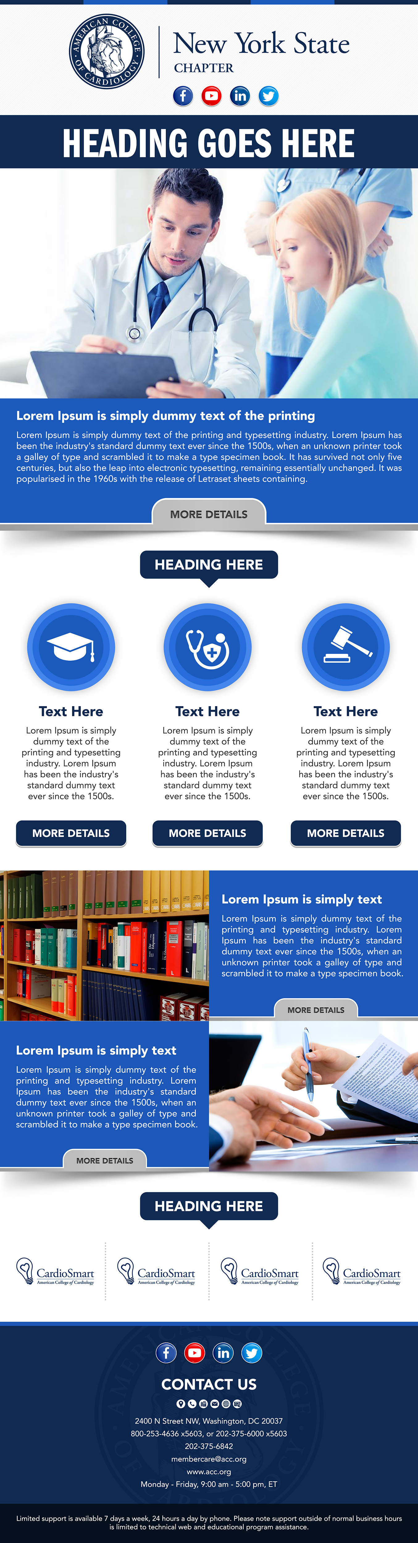 E-Mail Marketing-Design von SAI DESIGNS für The New York Cardiological Society, Inc. | Design #24655240
