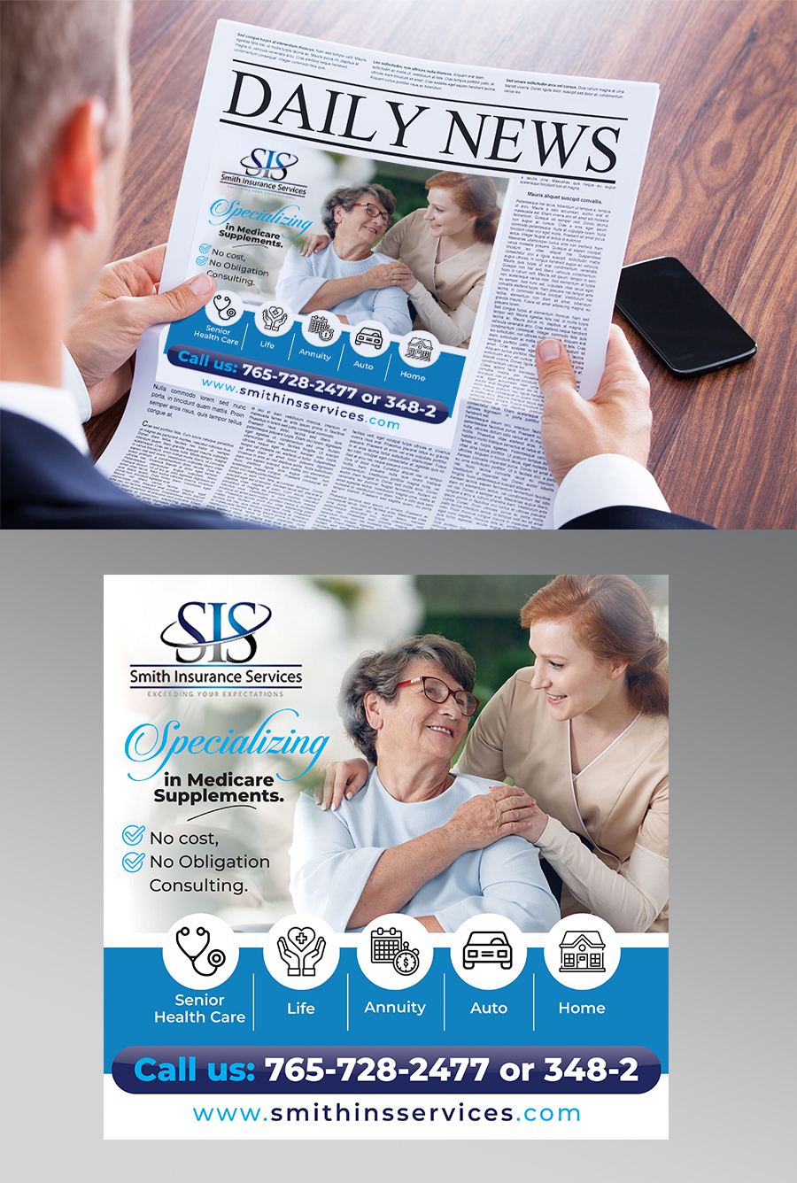 Newspaper Ad Design by Aurora:) for this project | Design #24640166