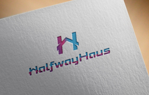 HalfwayHaus | Logo Design by Kim Ji