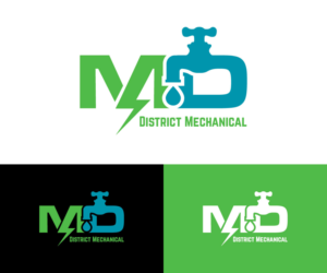District Mechanical | Logo Design by GoodTimes$$$
