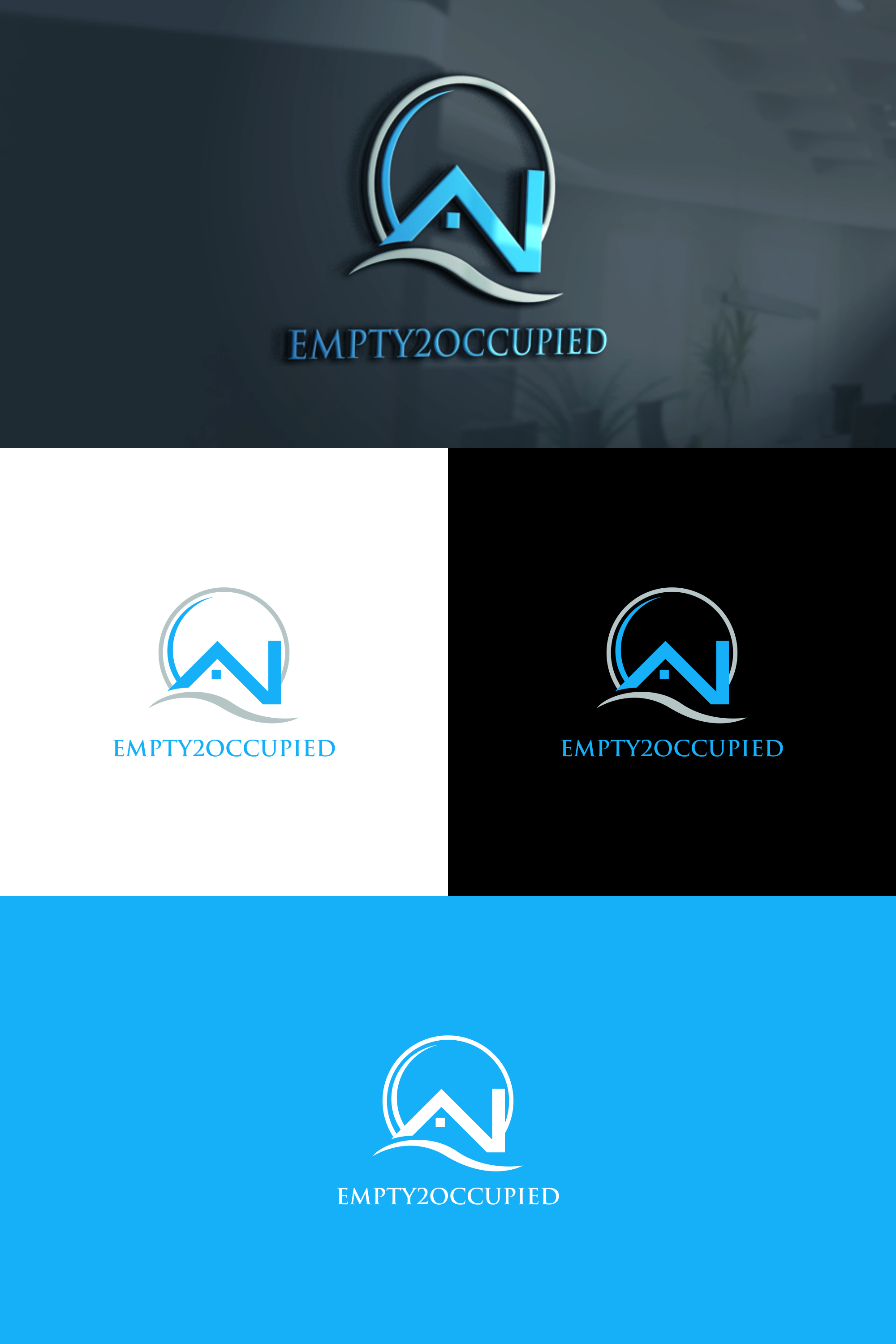 Logo Design by Gambar Drips for Empty2Occupied Ltd | Design #24636805