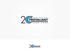 Possible text: anniversary, 2000-2020, milestone, success | Logo Design by Atvento Graphics
