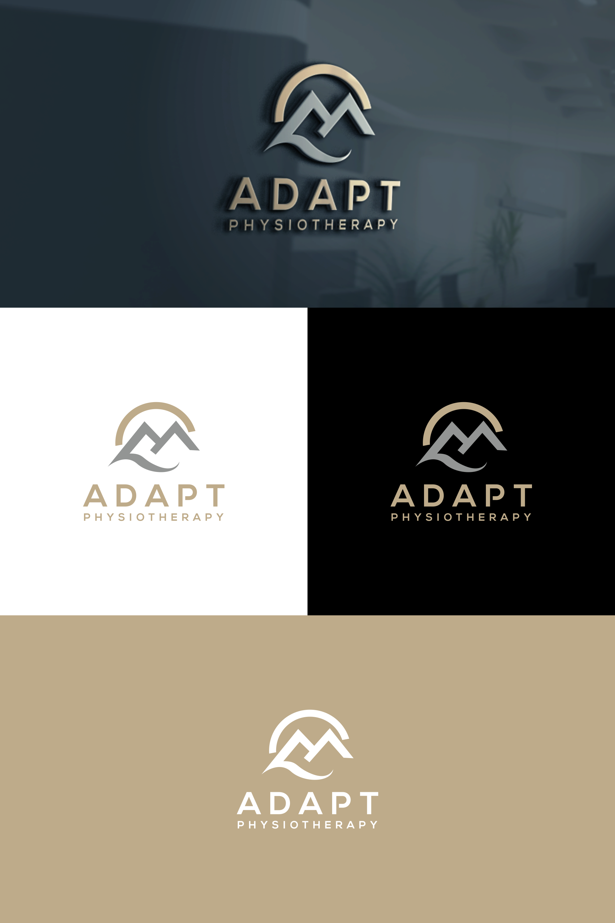 Logo Design by Gambar Drips for Adapt Physiotherapy | Design #24649856