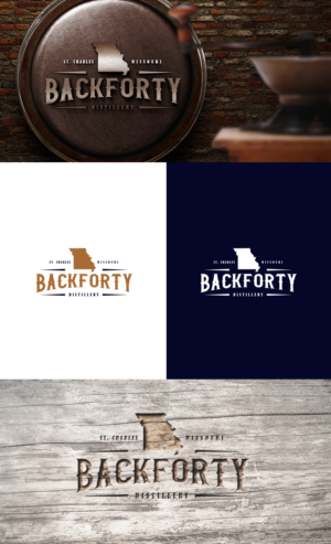 Logo-Design von GLDesigns für Back Forty Distillery | Design: #24644162